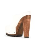 open toe mules