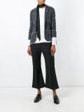 checked blazer