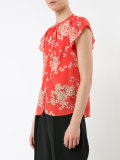floral print top 