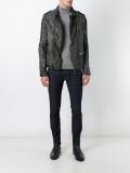 off-centre zip jacket