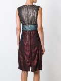 'Chainmail' paneled dress
