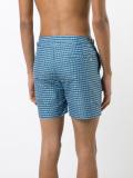 geometric print swim shorts
