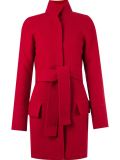panel detail trench coat