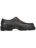 moccasin style lace-up shoes