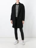 oversize double-breasted coat