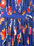 pleated maxi dress