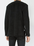 textured long sleeve shirt