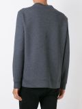 logo embossed sweatshirt