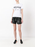 logo print T-shirt