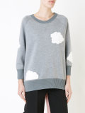 clouds patch sweatshirt