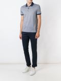 contrasting detail polo shirt