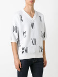 'Numbers' knitted top