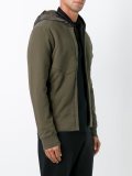 hooded zip-up sweatshirt