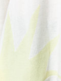 star print roll neck top