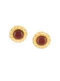 logo clip-on earrings