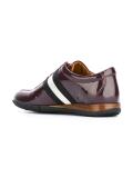 varnished stripe detailing sneakers