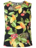 silk printed top
