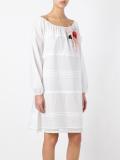 flower brooche dress
