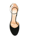 scalloped pumps