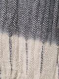 tie-dye herringbone coat 