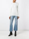 pleated back jumper