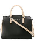 contrast panel tote bag