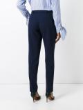 slim-fit tailored trousers