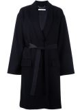 mid-length belted coat