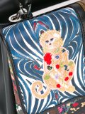 abstract print medium tote