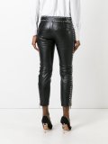 studded leather trousers