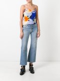 pansy print top
