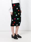 square pattern skirt