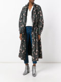 floral print parka