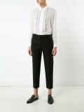 piped frill shirt
