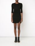 ribbed fitted sweater dress