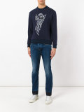 embroidered eagle sweatshirt