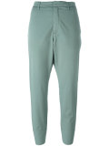 folded hem cropped trousers