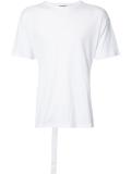 rear belt T-shirt 