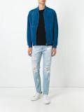 ripped slim-fit jeans