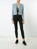 cropped embroidered jacket