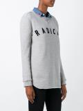 'radical' print sweatshirt