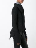pointy fitted biker jacket