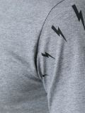 lightning bolt print T-shirt