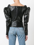 sweetheart leather top