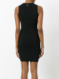 lace-up mini dress