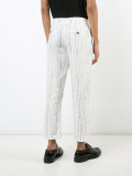 woven linen trousers
