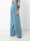 pleated front palazzo pants