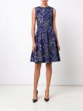 sleeveless flared dress