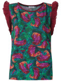 abstract print T-shirt