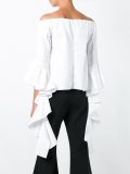 off-shoulder blouse